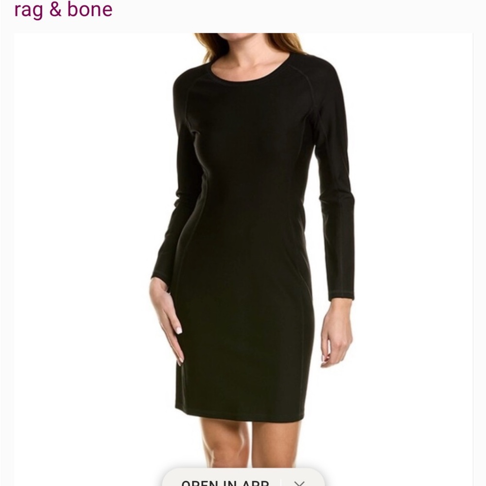 New Rag and Bone Black Ada Dress